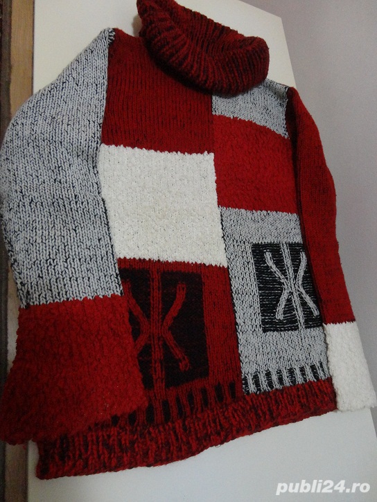 pulover cu guler sal marimea 42