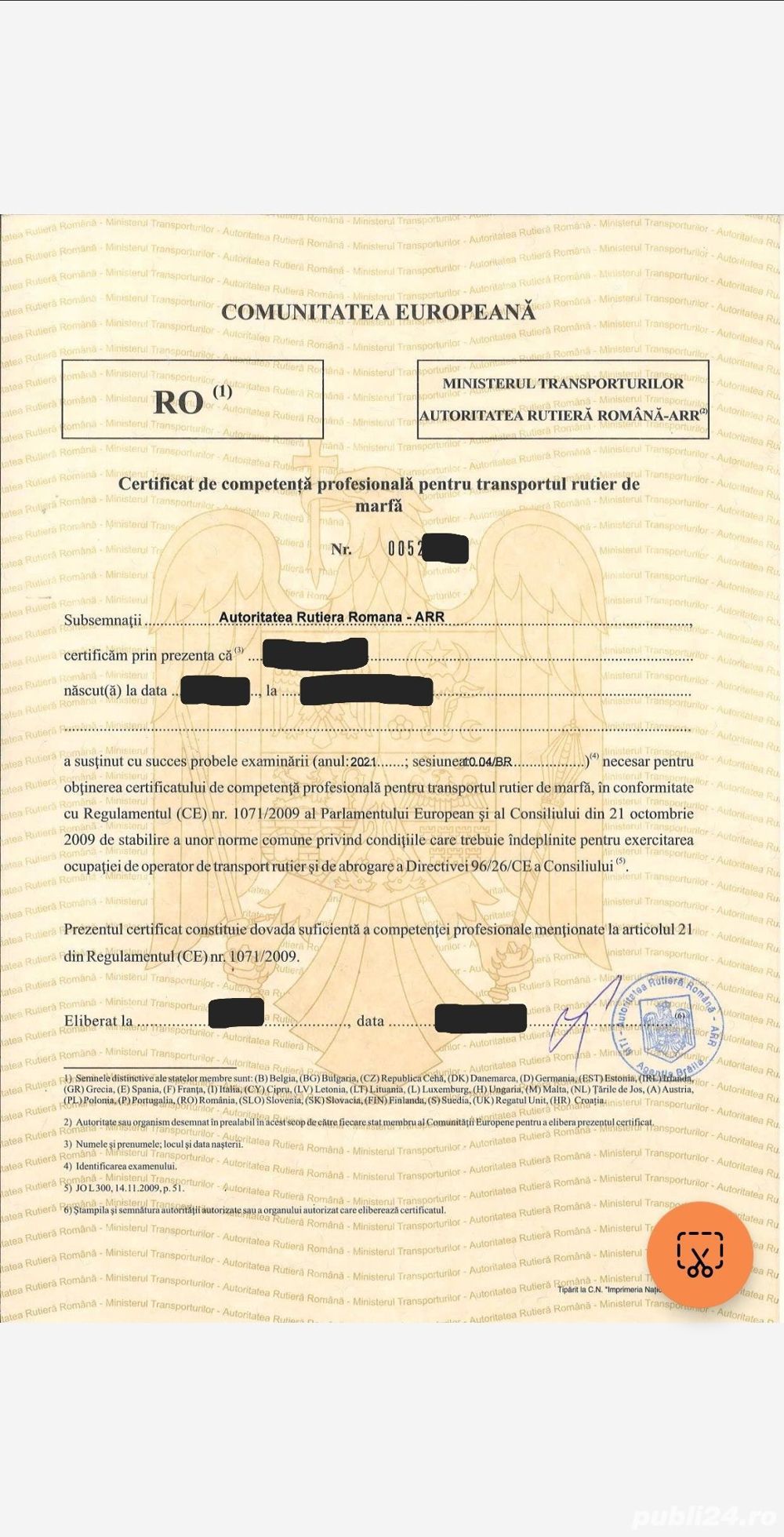 Manager transport marfa