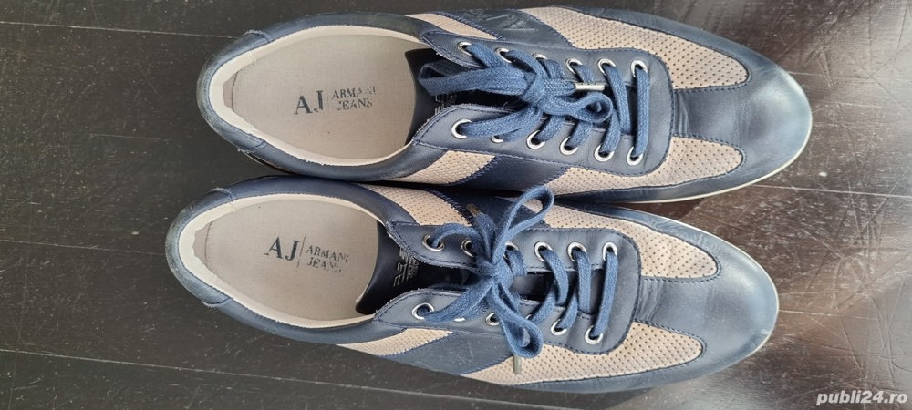Papuci Armani Jeans shoes original superlight marimea 42 + pachet