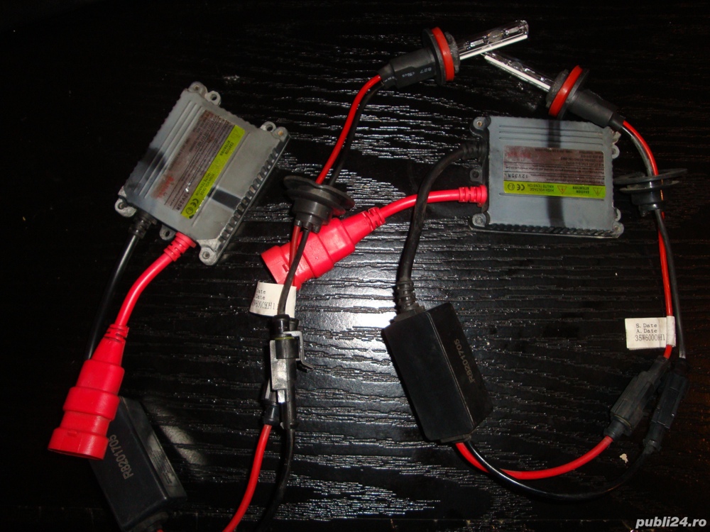 kit becuri auto xenon h11 balast 35w alb rece 6000k