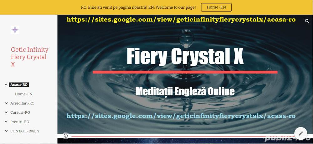 Fiery Crystal X Meditații Engleză Online-Meditatori cu experiență din Canada și America
