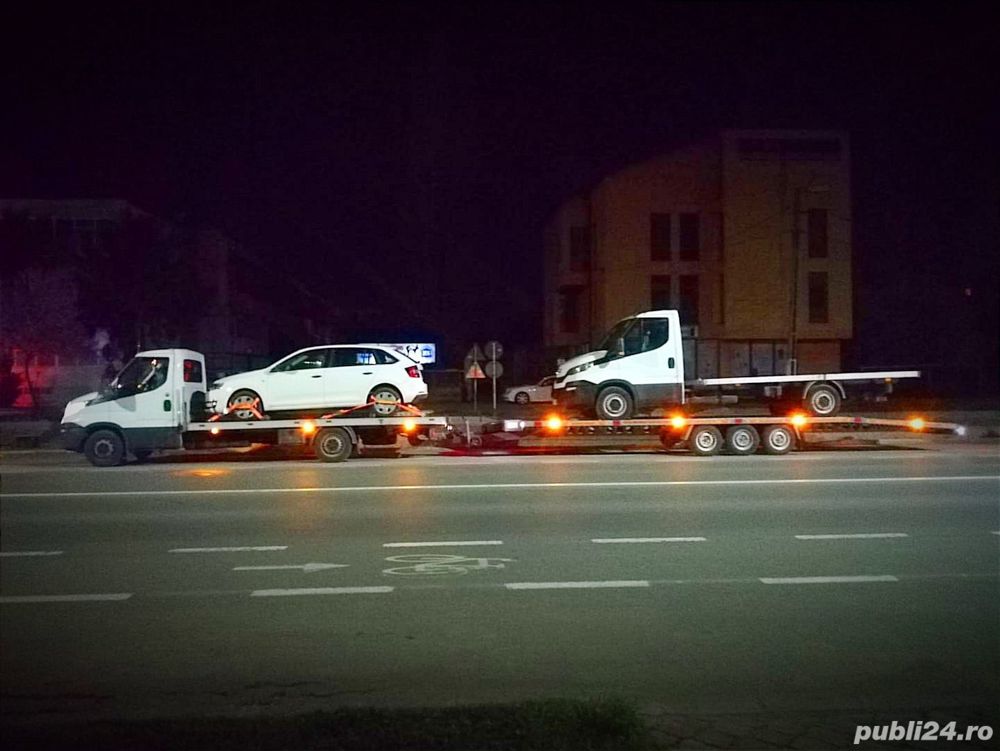 inchirieri Trailere pentru dube sau camionete platforme transport vehicule utilitare, slep remorci