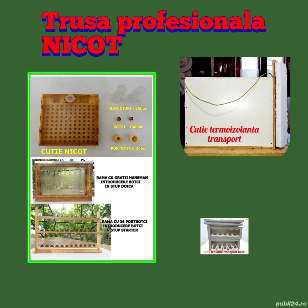 Vand trusa Nicot crestere matci profesionala