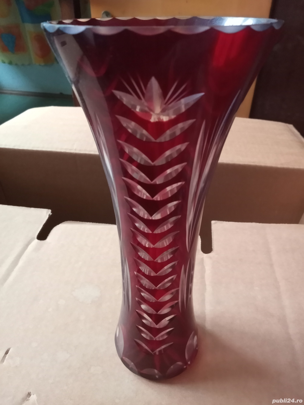 Vaza de cristal - 2 bucati
