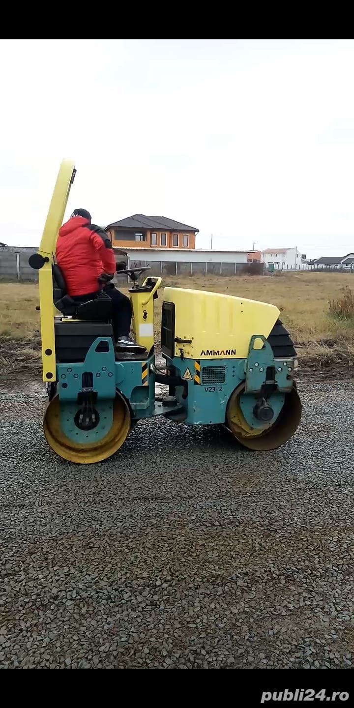 Inchiriem cilindru compactor si utilaje de constructii.