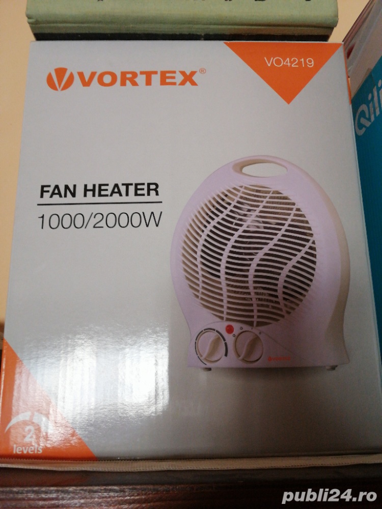Vortex fan heater 1000/2000W