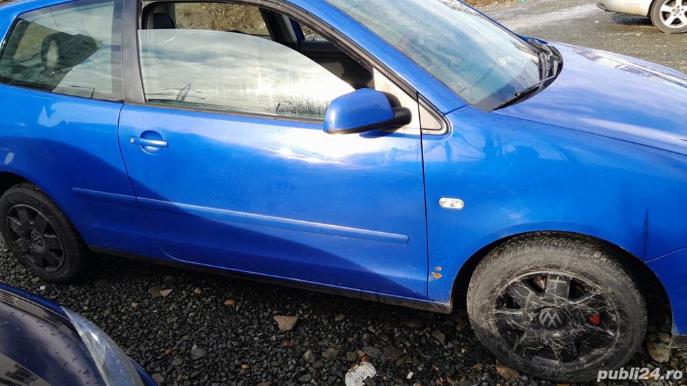 dezmembrez polo 1.2 usi capota bara fata cutie viteze faruri usi alternator electromotor 