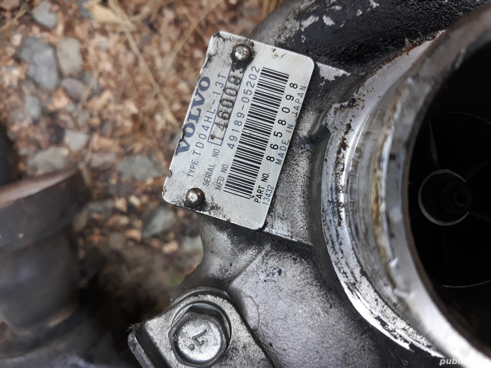 Turbina Volvo S60/S80 2.4 benzina cod8658098