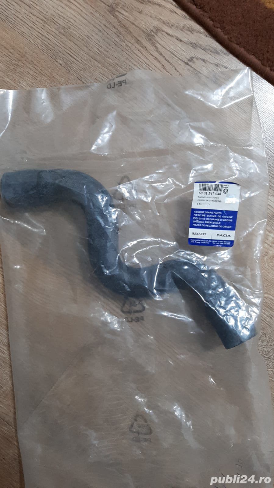        Furtun nou intrare radiator original Dacia Logan1.4MPI/GPL ani 2004-2010