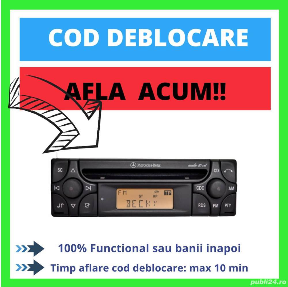 Cod deblocare decodare radio Bmw Citroen Daf Fiat Ford Holden Honda