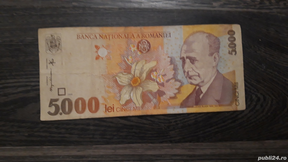 Bancnota de 5.000 de vînzare 