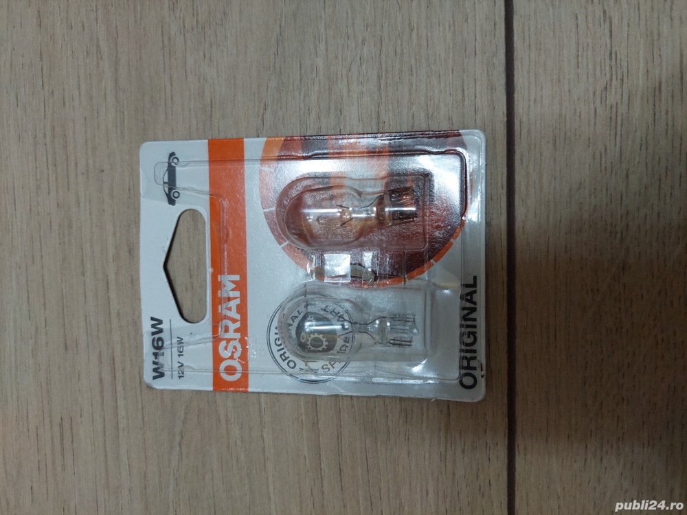 Bec pozitie Osram W16W 12V 16 W Alb 2 bucati