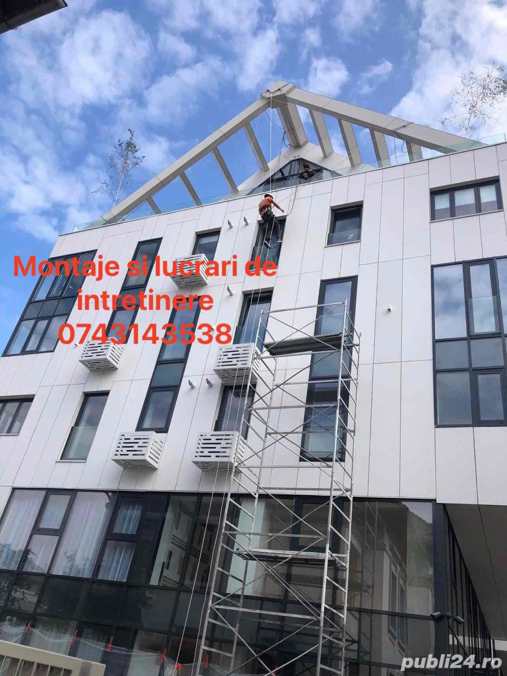 Servicii de alpinism ,termosisteme si orice tip de lucrari la inaltime!