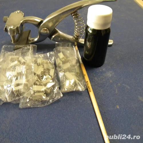 Set cleste tatuat inox 5 cifre/litere