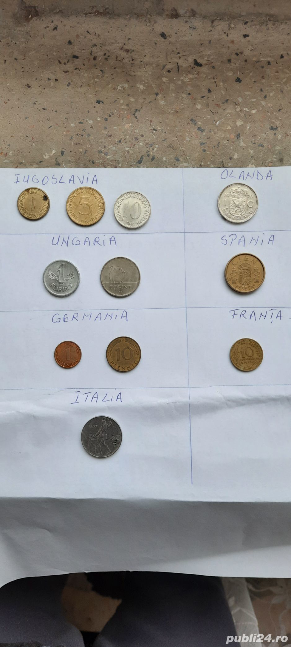 Colecție Monede Vechi 