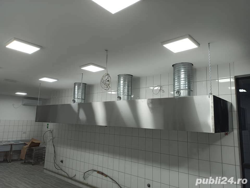Montaj hota inox restaurant / fast food si tubulatura de ventilatie