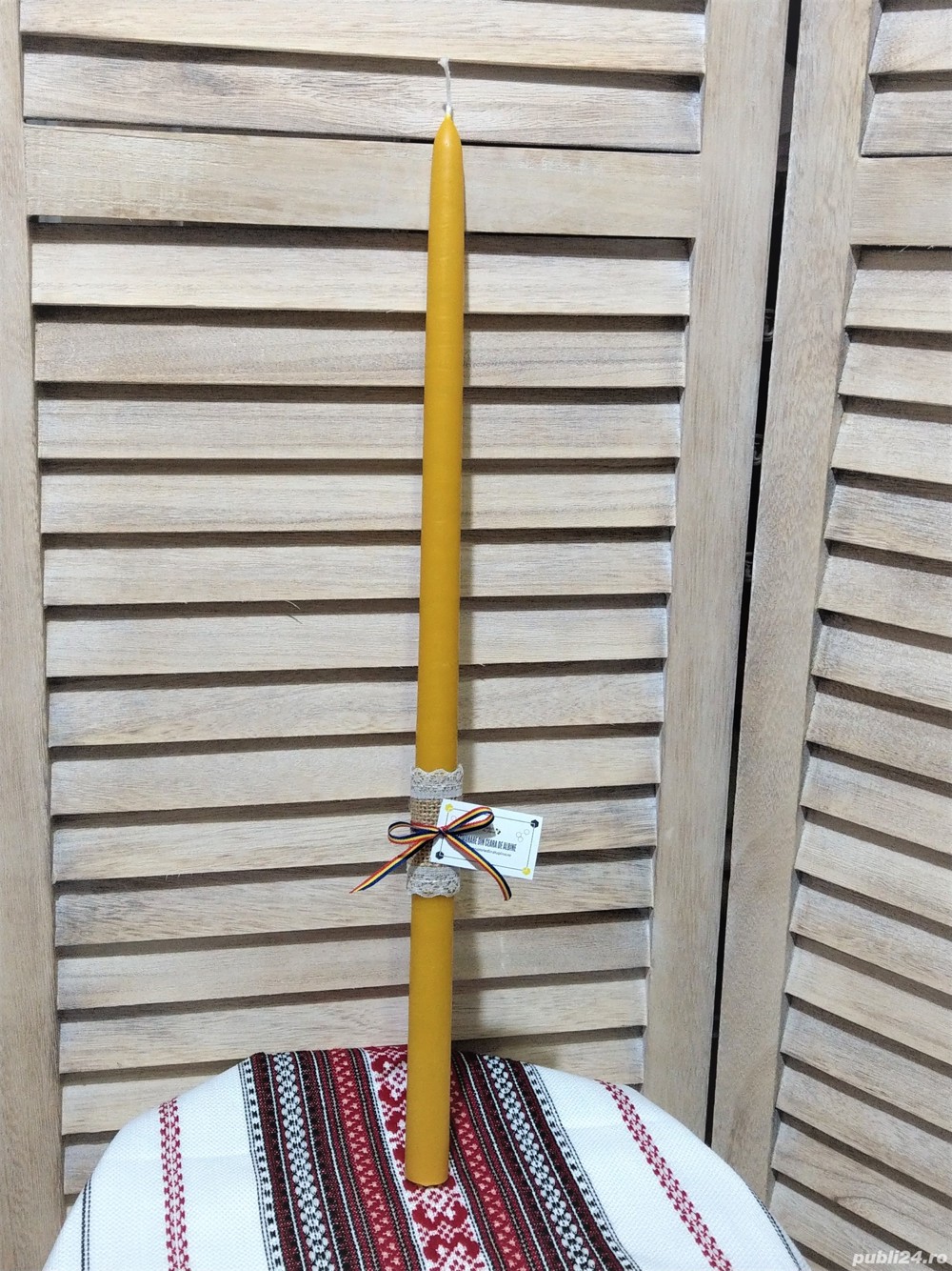 Lumanare din ceara Inviere 52*2 cm