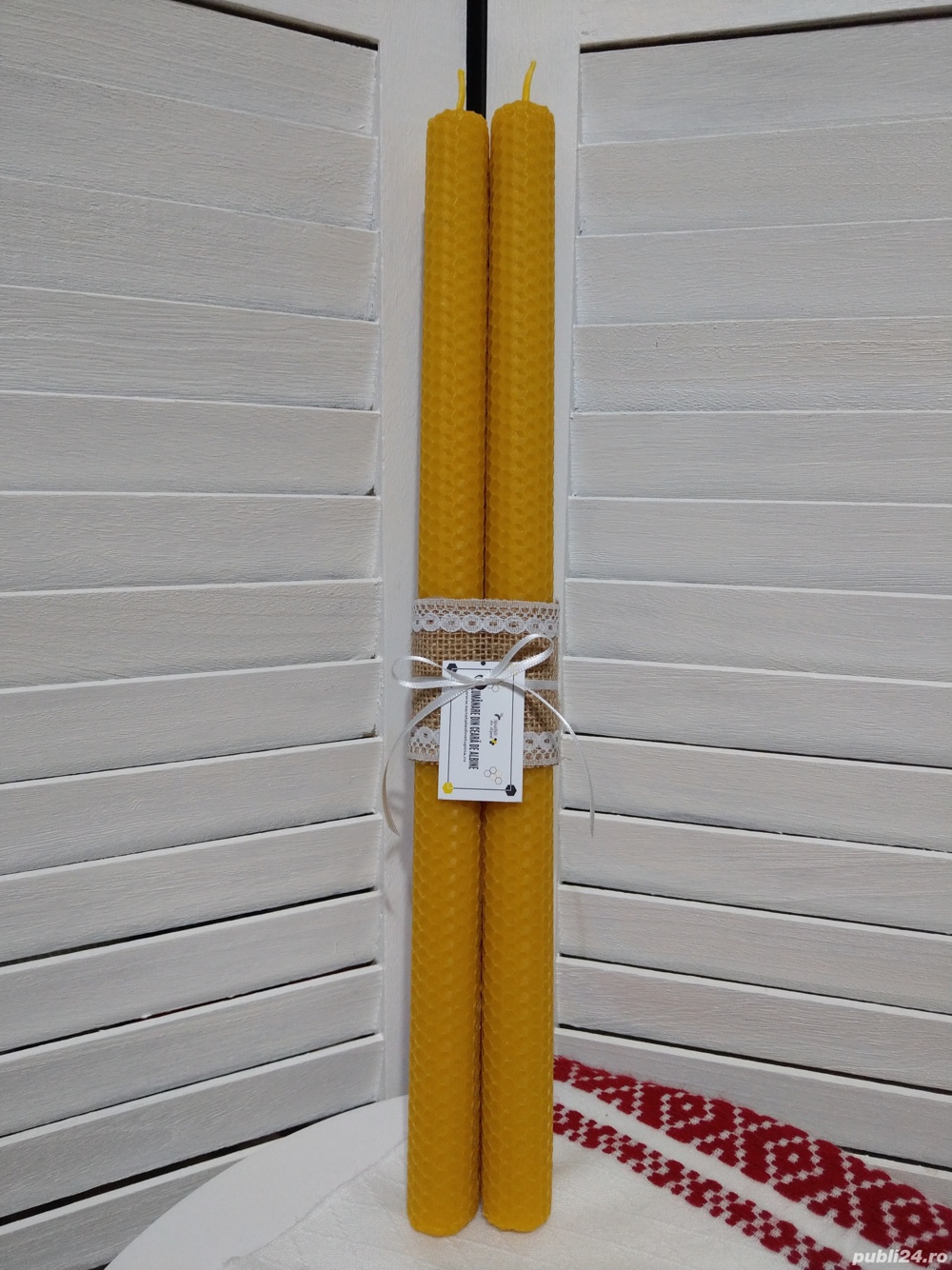 Lumanare din ceara Inviere - pachet Family