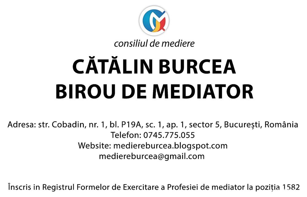 Catalin Burcea - Birou de Mediator