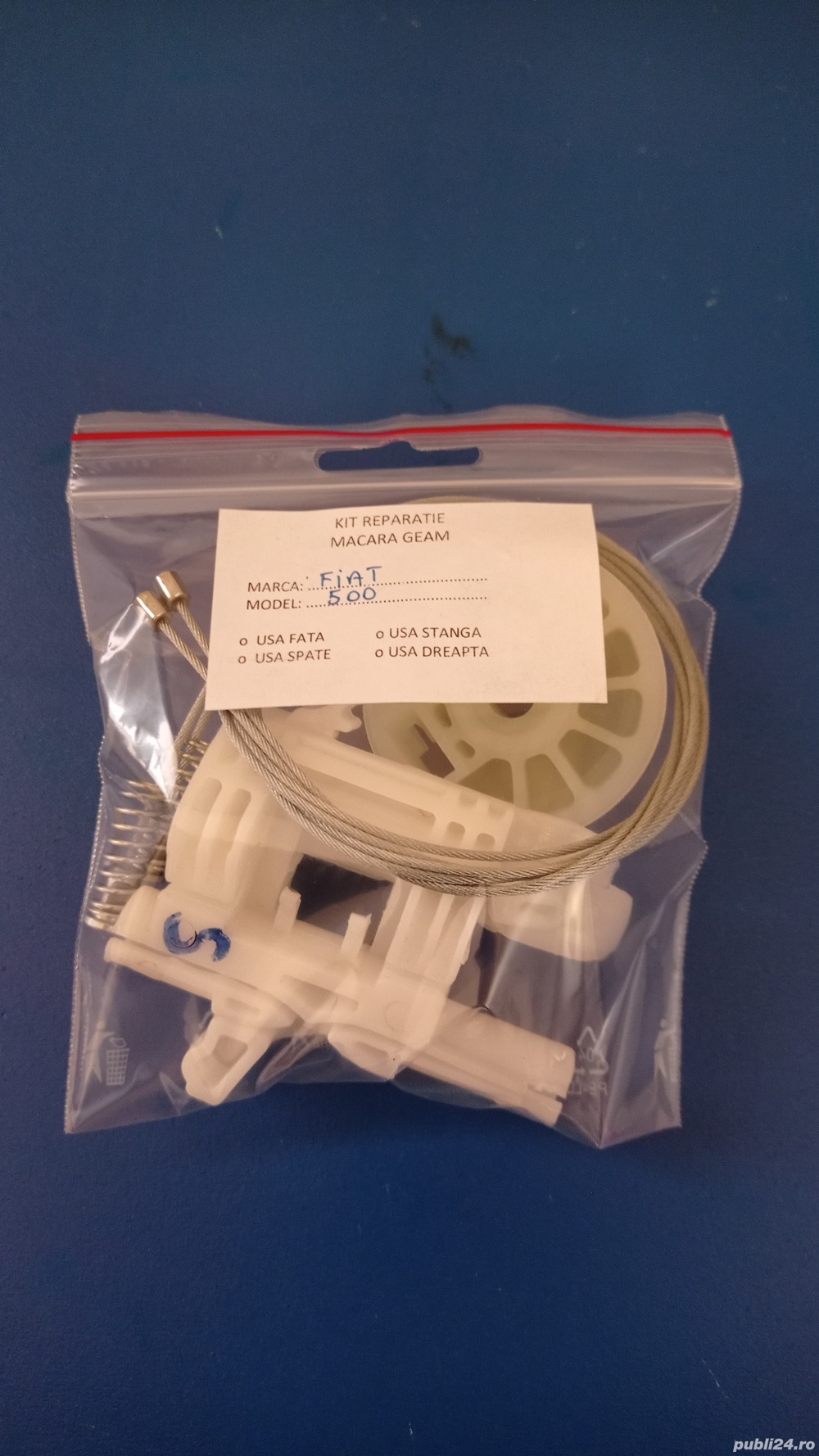 Kit reparatie macara electrica Fiat 500