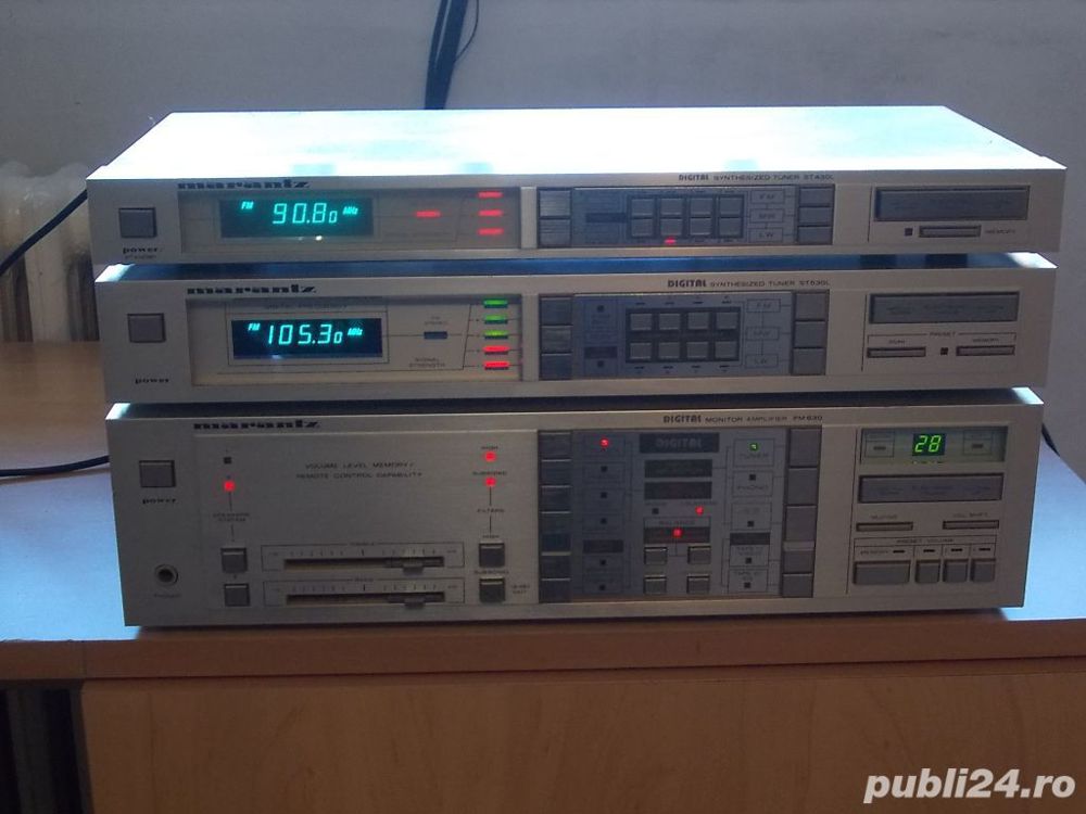 Linie MARANTZ amplificator Pm630,tuner St430l + cadou tuner St530l,Japan