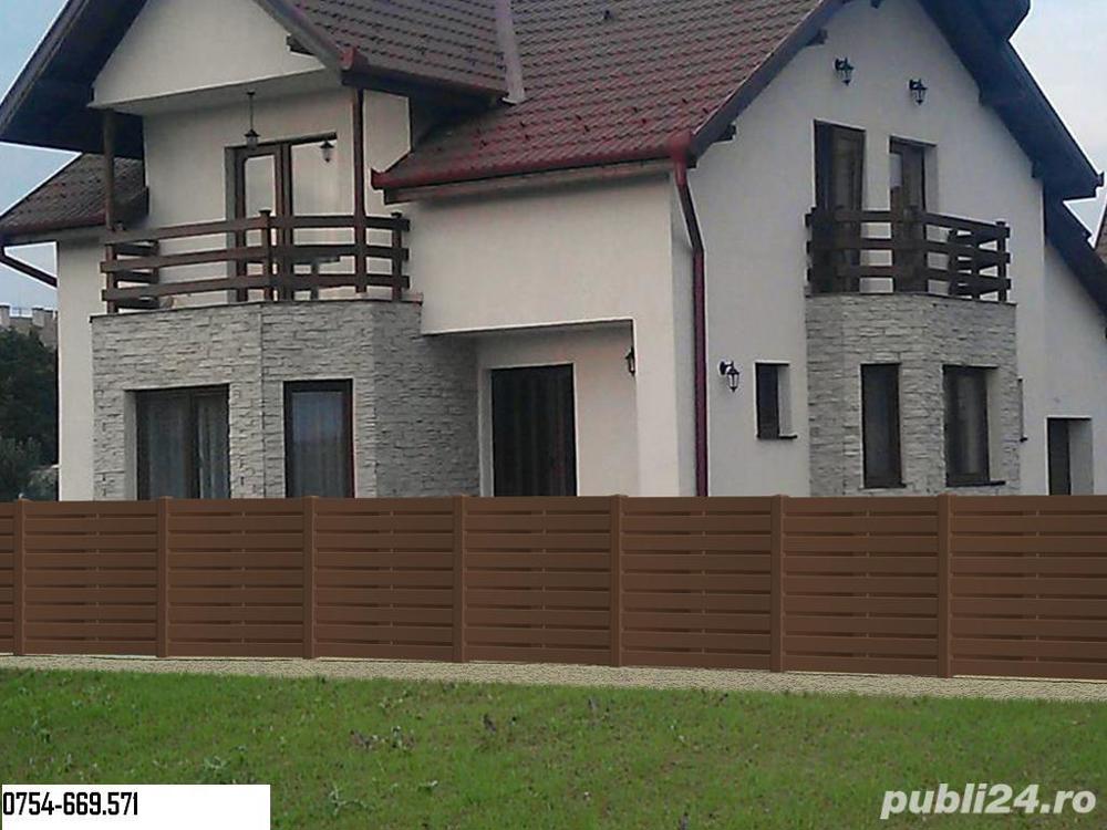 Jaluzele gard zincate (industrial) sau color PRODUCATOR