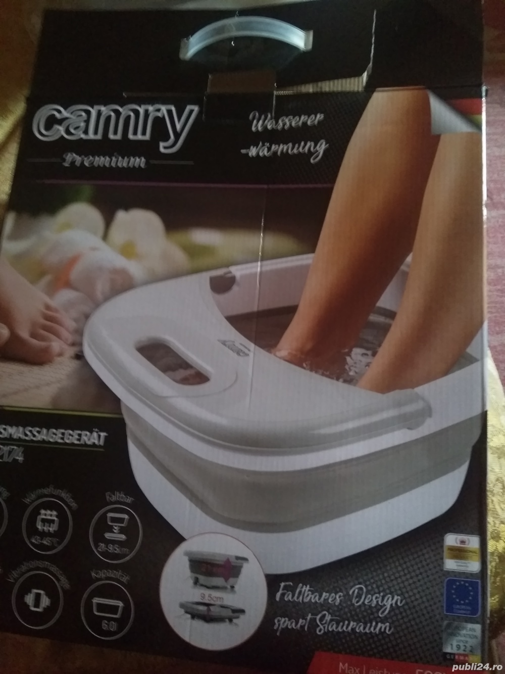 Vand cada hidromasaj picioare