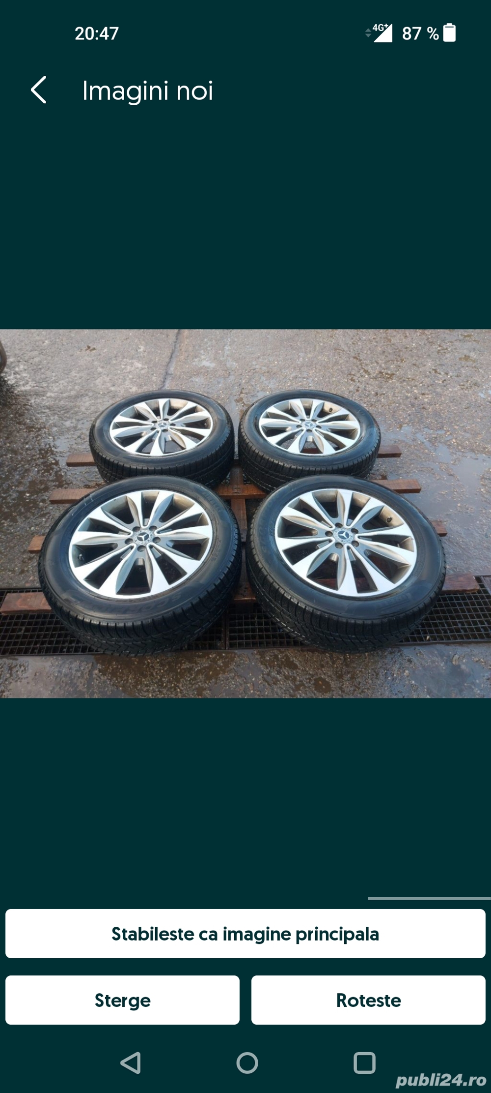 Jante ORIGINALE Mercedes- Benz 20" GLE, GL, ML...