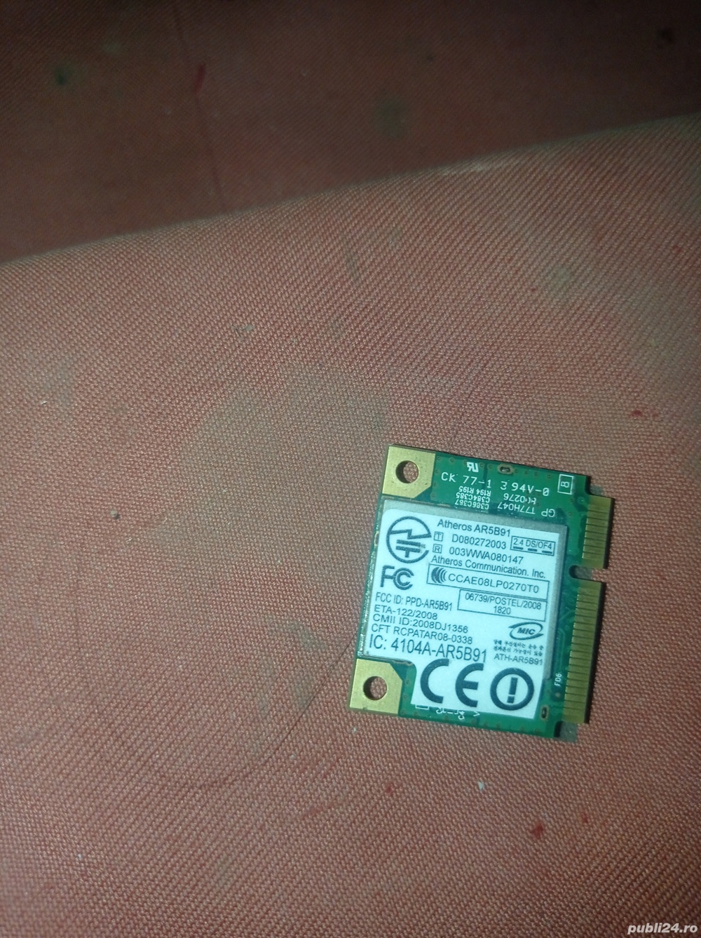 placa wifi pentru laptop Atheros ar5b91 