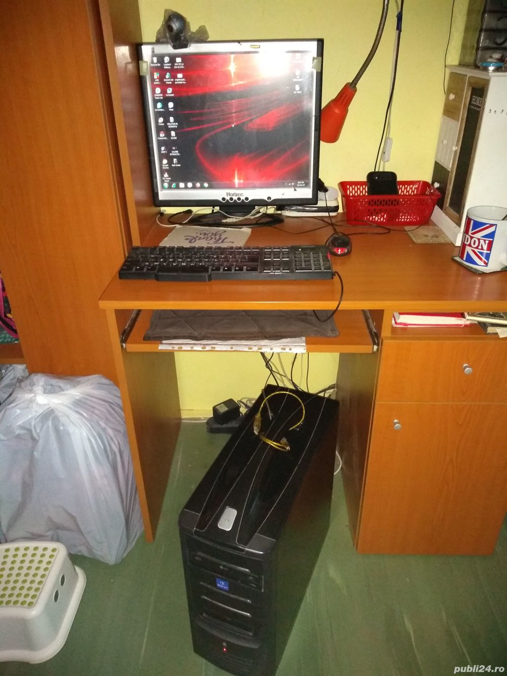 Kit complet System Desktop+Monitor+Boxe+Subwoofer+Tastatura+Mouse