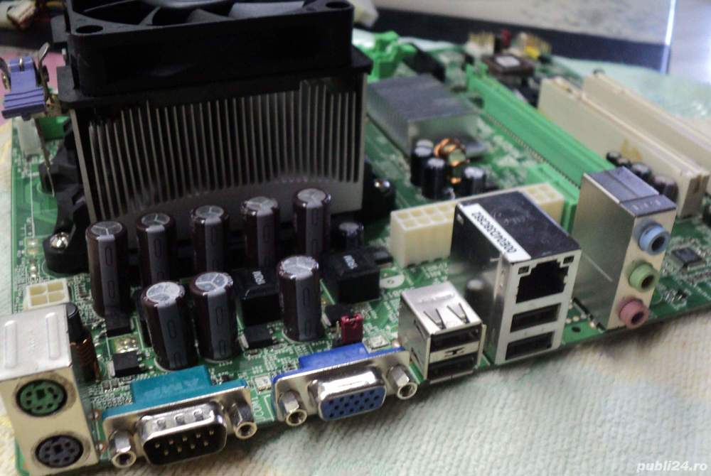 KIT Placa + Procesor + Cooler Biostar NF61S Micro AM2 SE