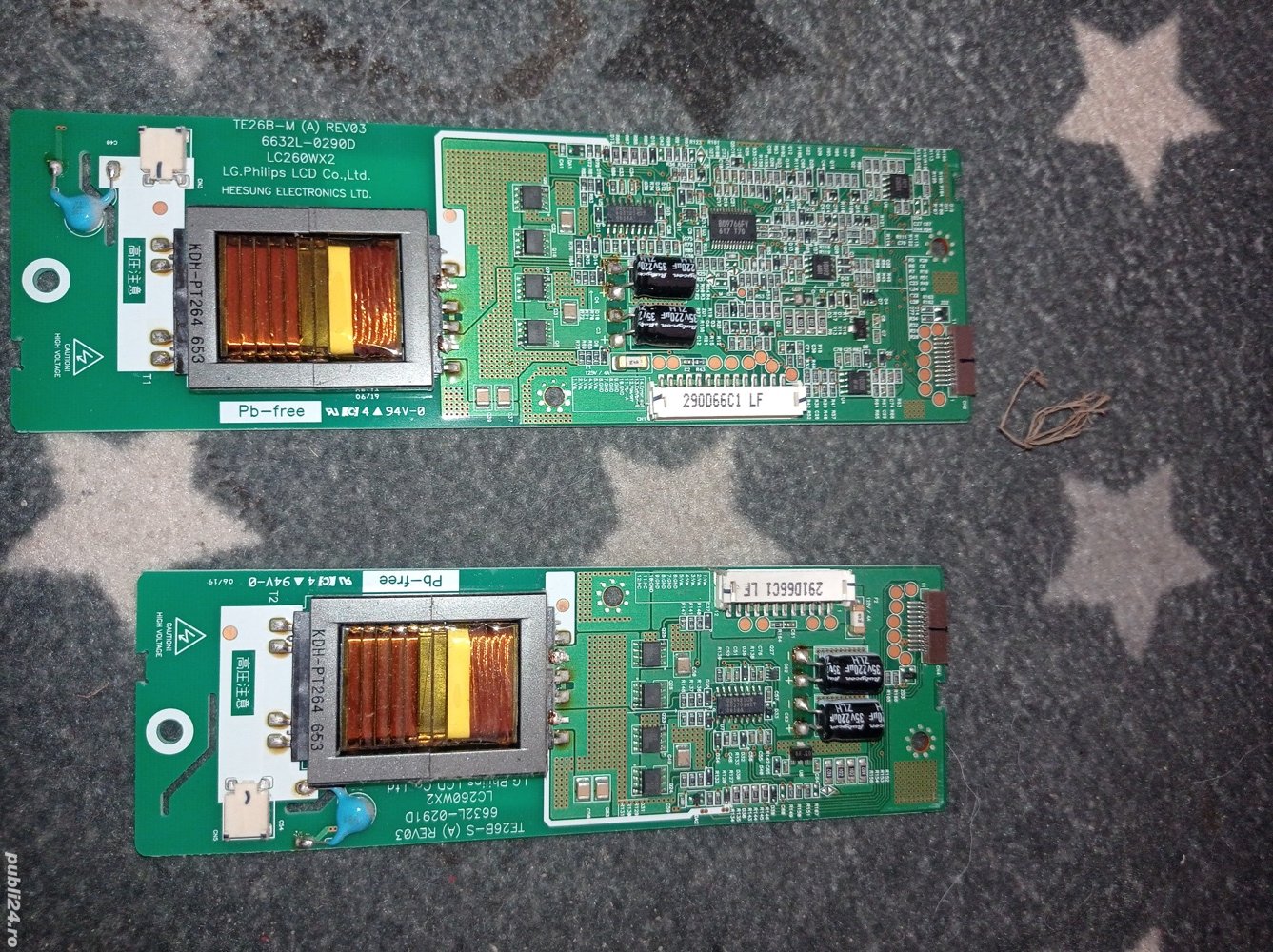 invertor master+slave te26b-m 6632l-0290d lc260wx2 de pe tv Philips 26hf7874/10