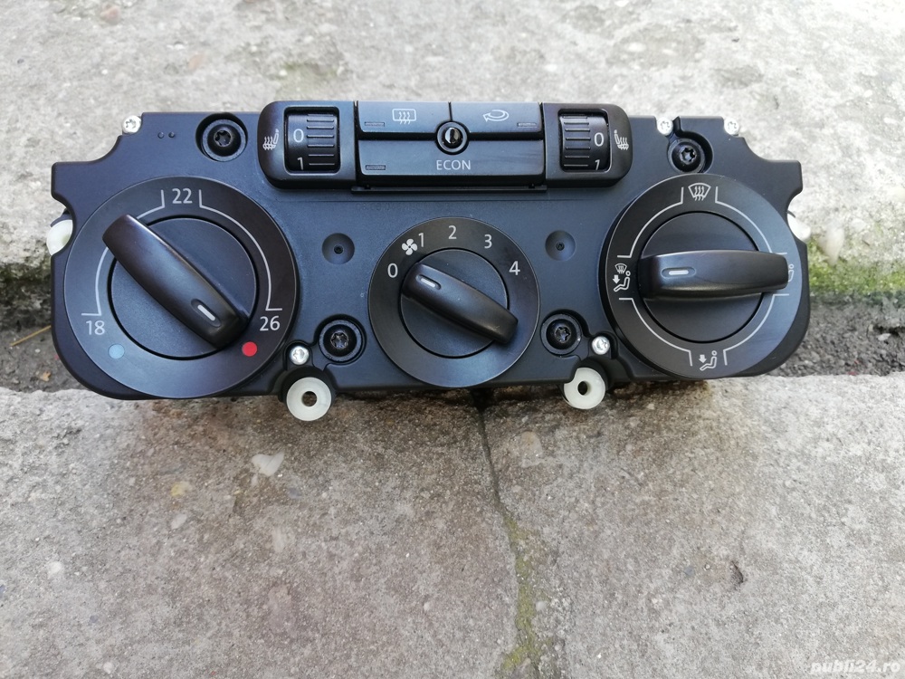 panou comenzi ac incalzire scaune vw golf 5