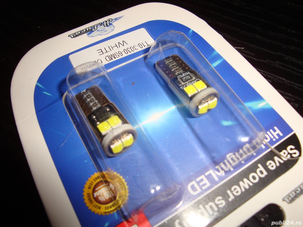 set bec led T10 high power led smd cree 12v transport gratuit