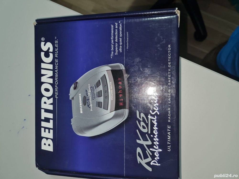detector radar beltronics rx 65 nou