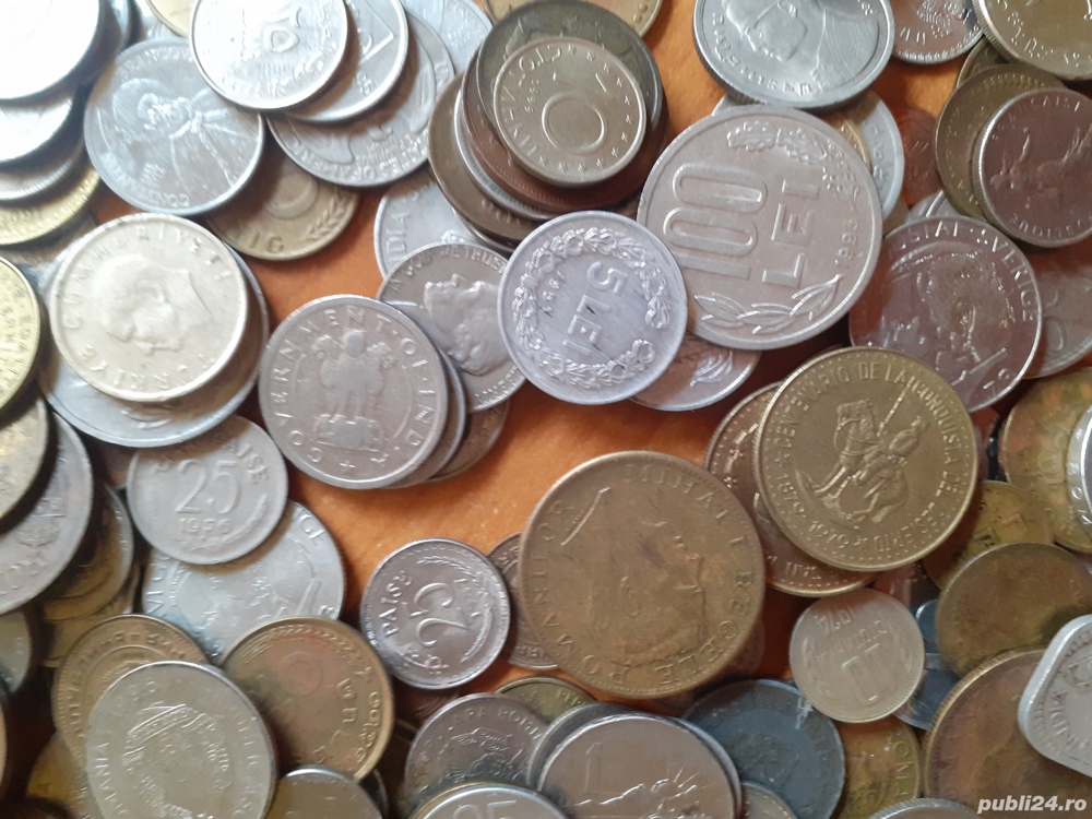 vand colectie monede si bancnote