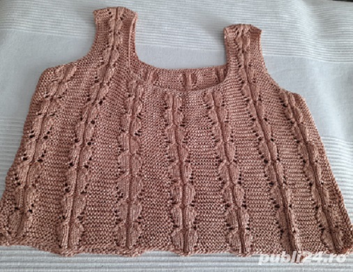 bustiera lejera marimea M L crosetata manual