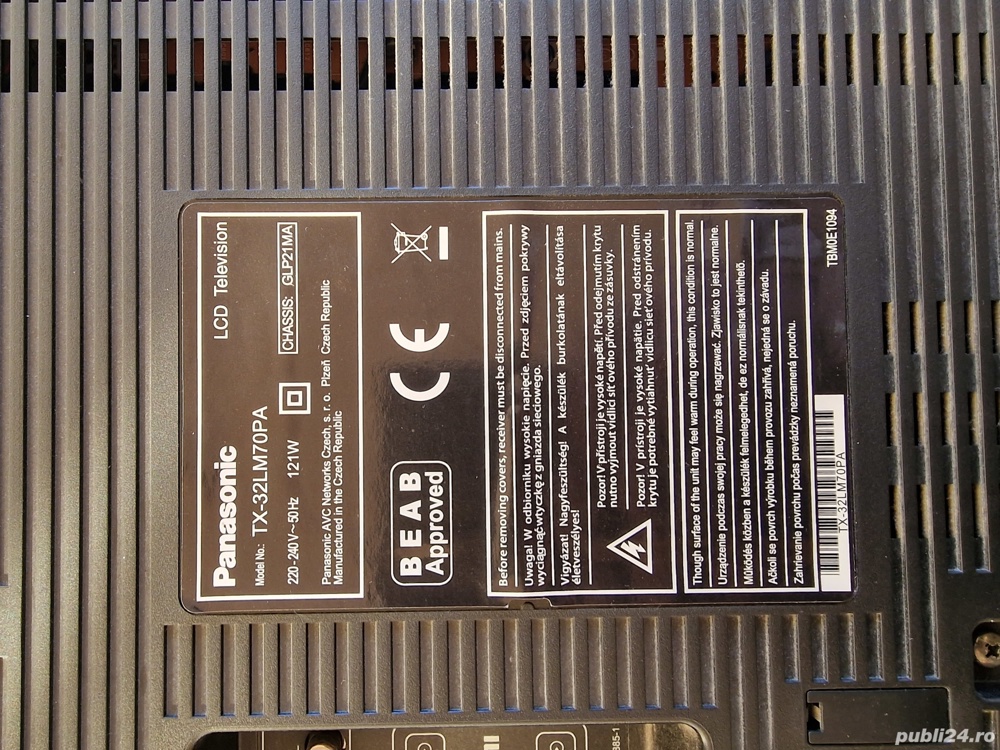 Dezmembrez lcd tv Panasonic tx-32lm70pa