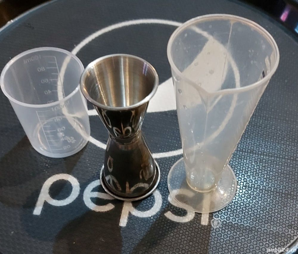 Masura bauturi 30-40 ml si 100 ml.