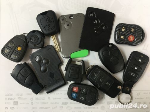Repar chei auto, schimbat butoane, carcase