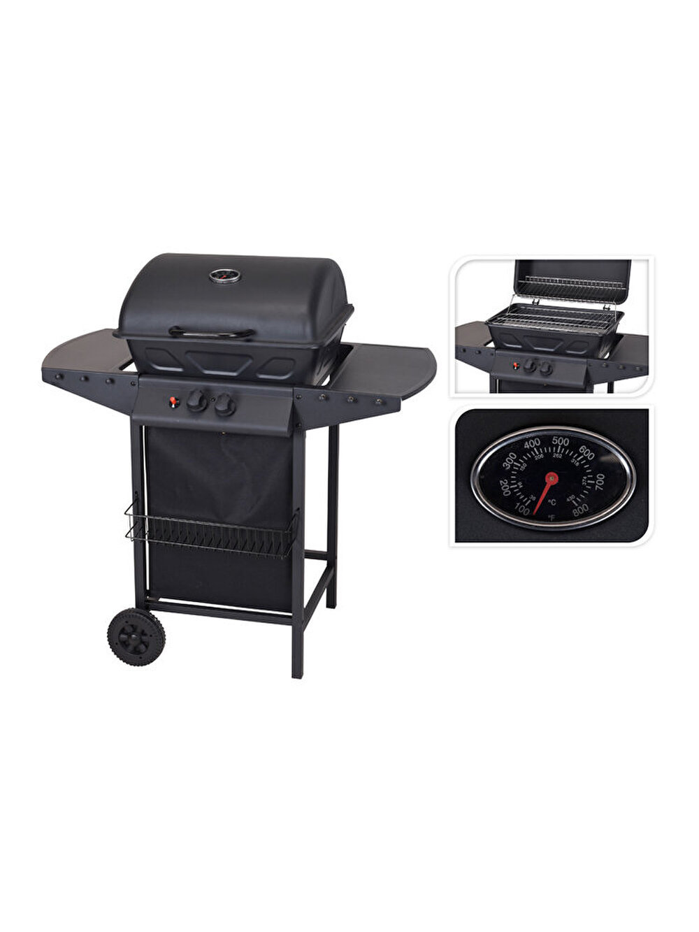 Gratar Vaggan cu gaz 2 arzătoare 