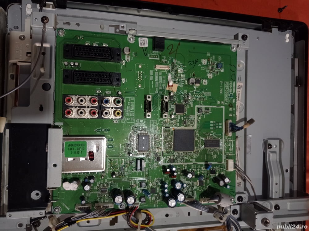 placa de baza PE0484A-1 V28A000628F1 de pe tv Toshiba 32av500p