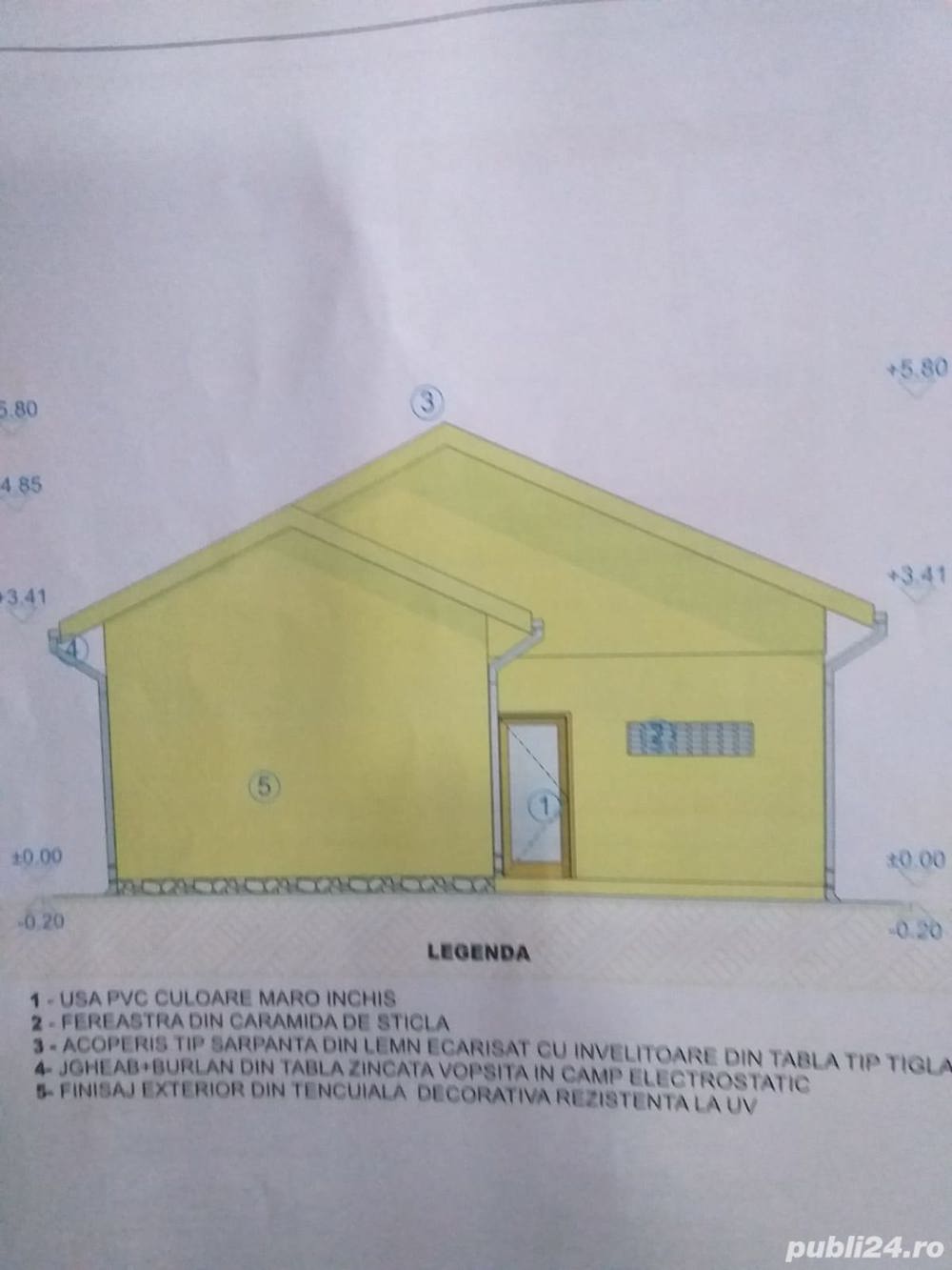  acte proiect de casă 75 m2 