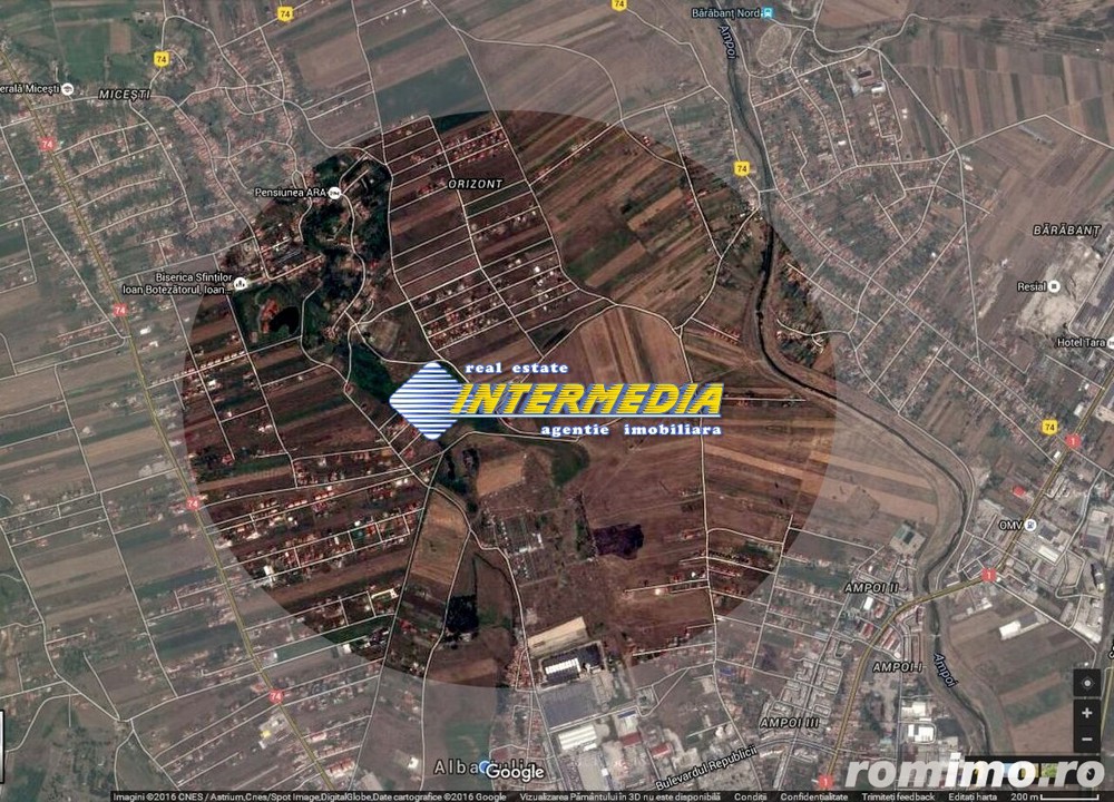 Teren Intravilan Vanzare Partos 3000 mp deschidere 30ml