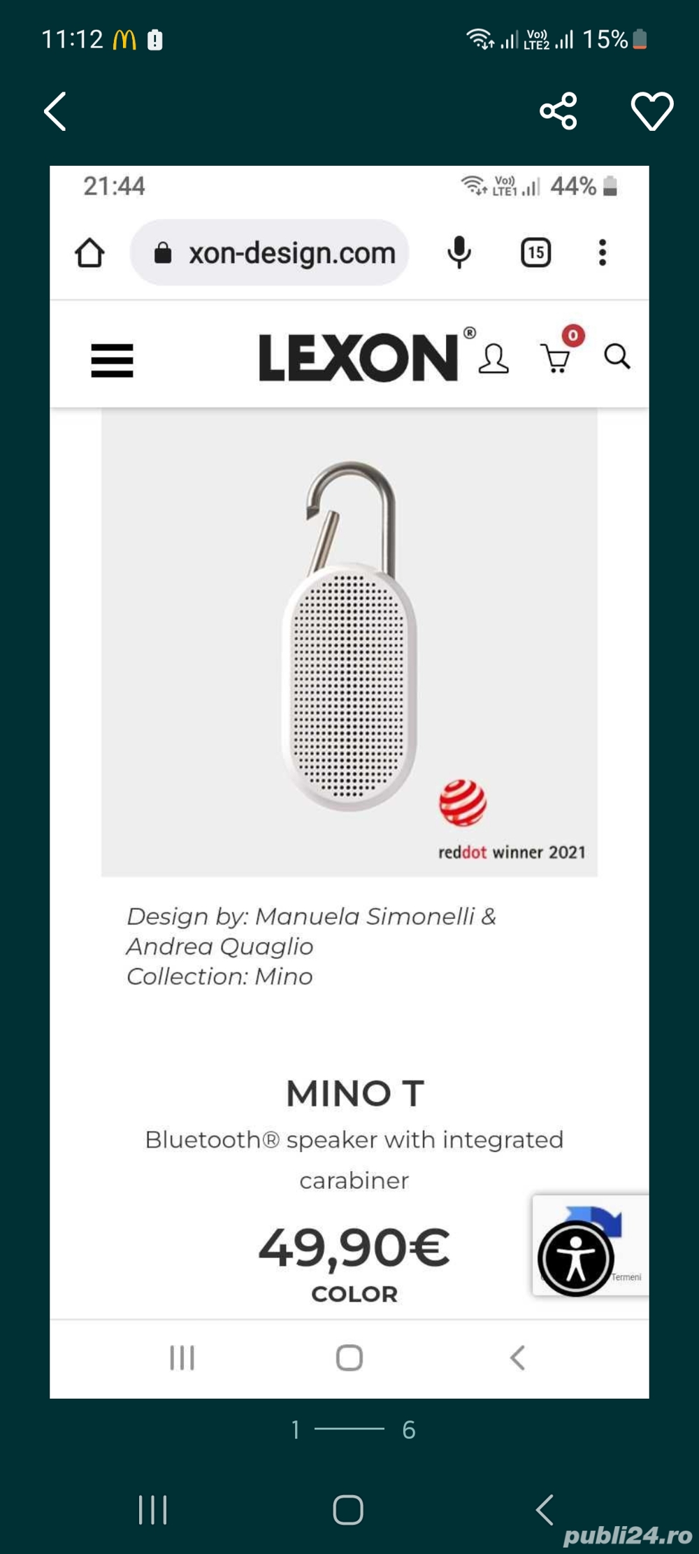 Vand boxa portabila Lexon Mino T noi sigilate