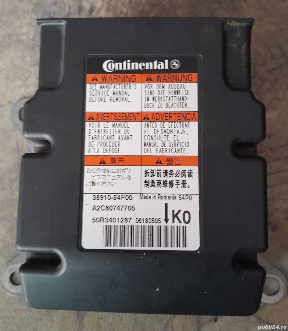 Calculator Airbag Suzuki Vitara LY dupa 2015 Continental