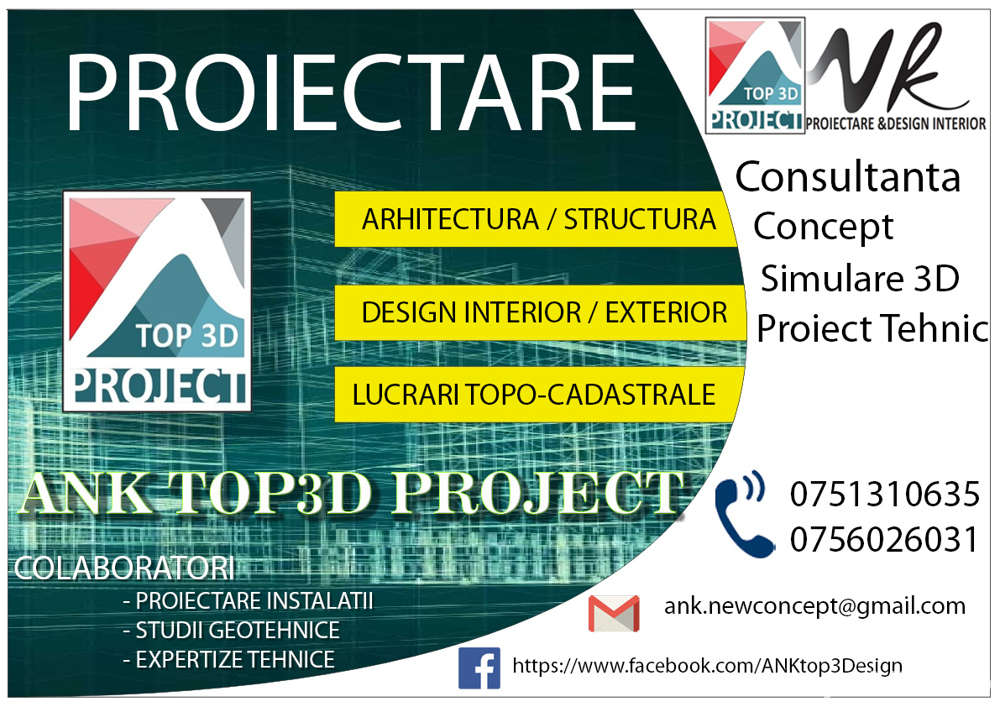 Proiectare si design interior, exterior
