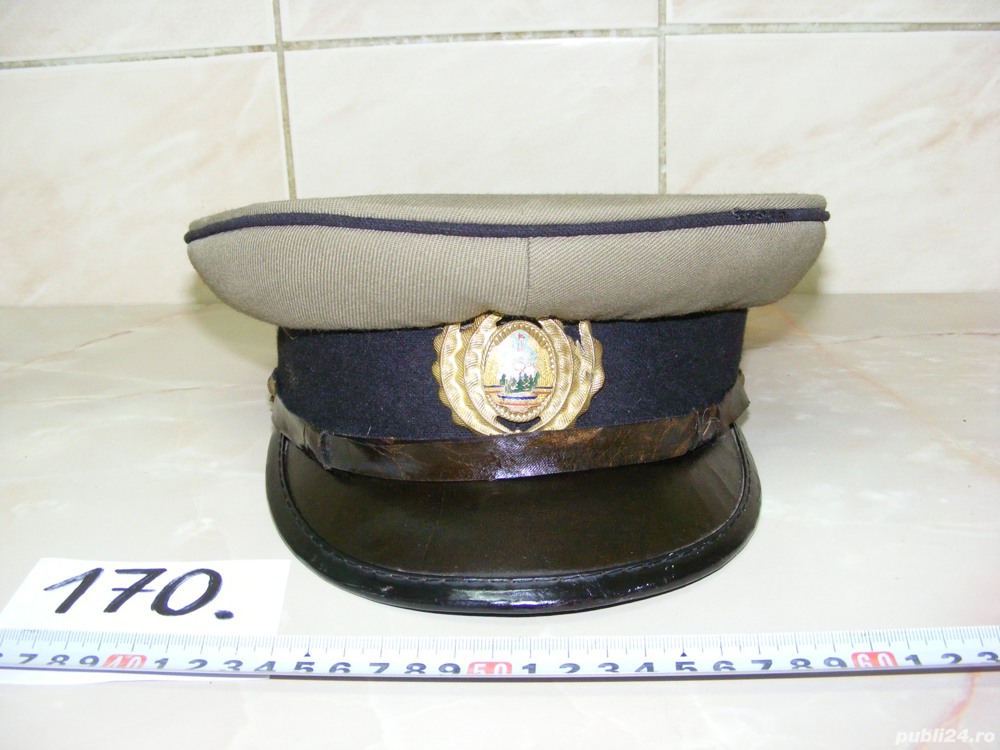 Șapcă ofițer român, anul 1983 (cod  170) 