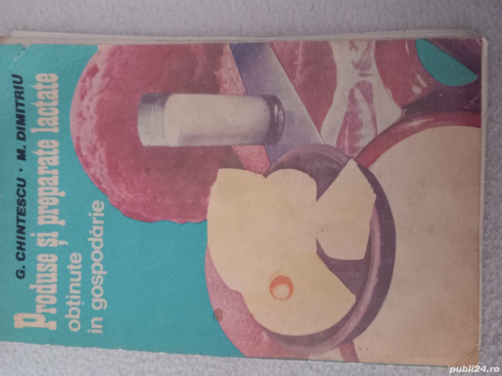 Produse și preparate lactate obținute în gospodărie,Editura tehnica,București 1985,130pagini.