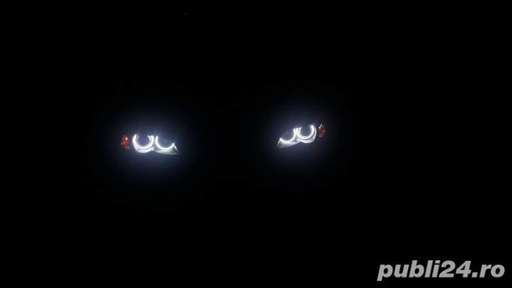 Kit xenon canbus faza scurta/lunga+lupe morimoto+angel eyes SMD.